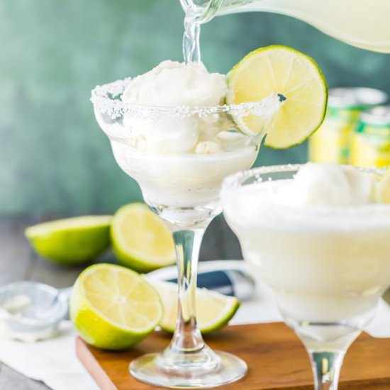 Margarita Ice Cream Floats