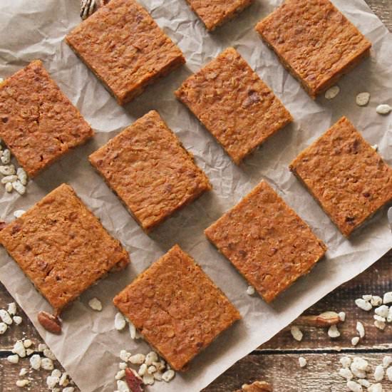 Spiced Pumpkin Pecan Bars