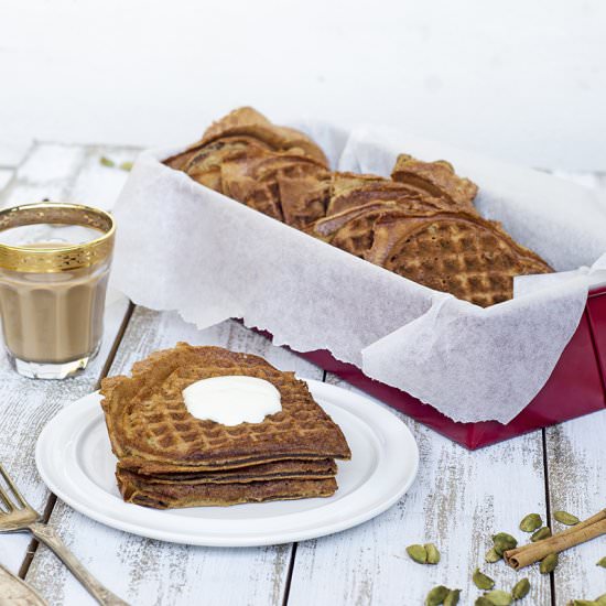 Chai Latte Waffles