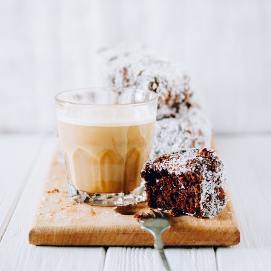 Mocha Lamingtons