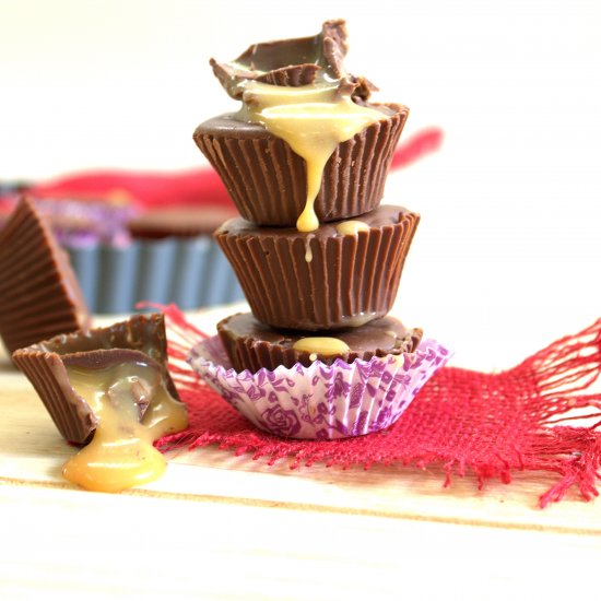 Salted Caramel Chocolates Cups