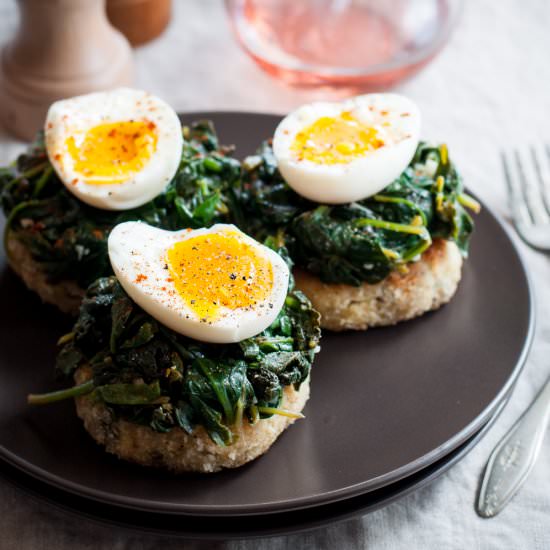 Risotto Eggs Florentine