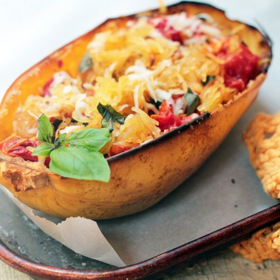 Spaghetti Squash & Roasted Tomatoes