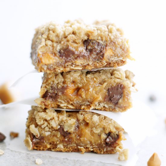 Oatmeal Pumpkin Carmelitas