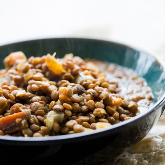 Crock Pot Sweet Potato Lentil Chili