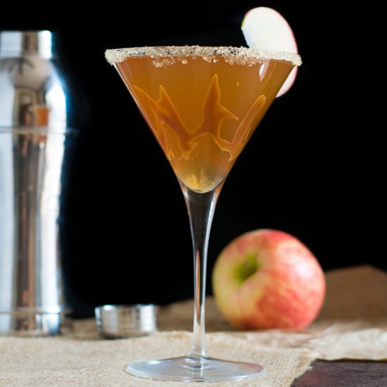 Caramel Apple Cider Martini