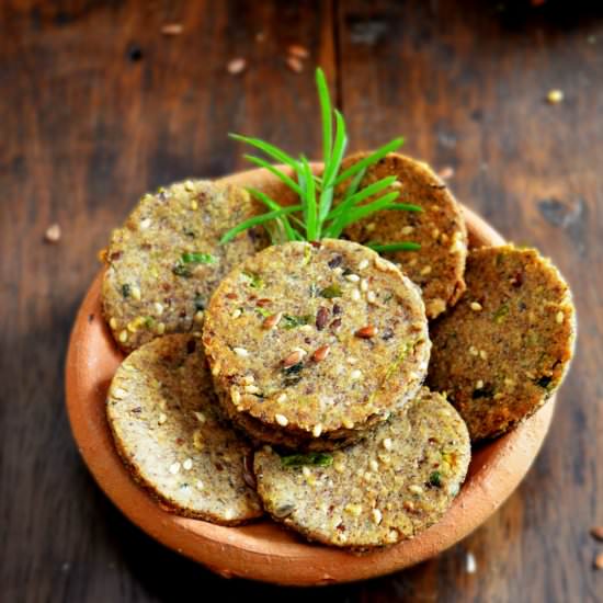 Flax Seed Multigrain Crackers