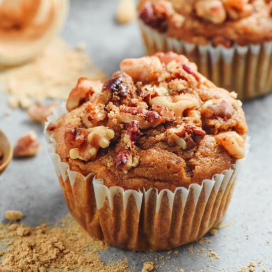 Vegan Pumpkin Spice Muffins