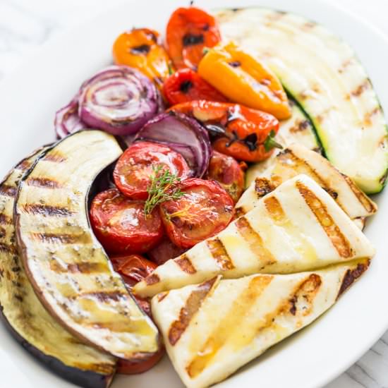 Greek Inspired Grill Platter