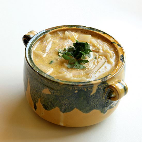 Fennel Soup with Lemon and Cinnamon