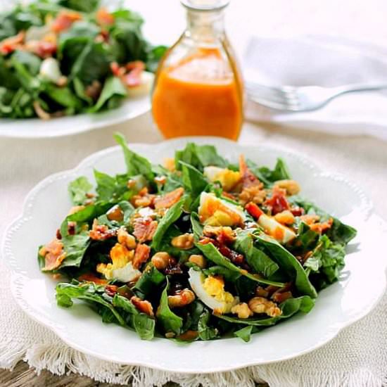 Spinach Salad w/ Dressing