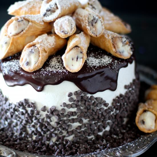 Cannoli Cake