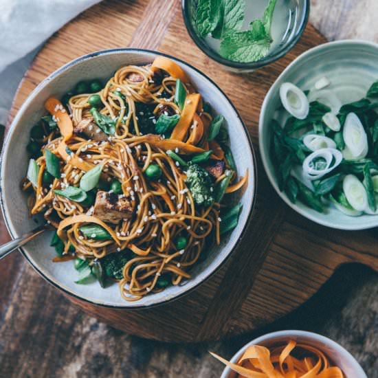 Asian Noodles with Vegetables