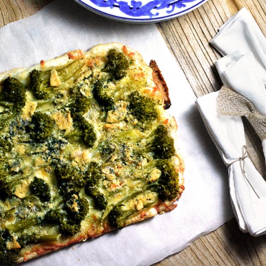 Four Cheese Broccoli Tart