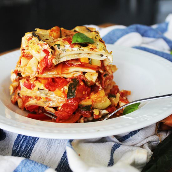 Autumn Harvest Vegan Lasagna