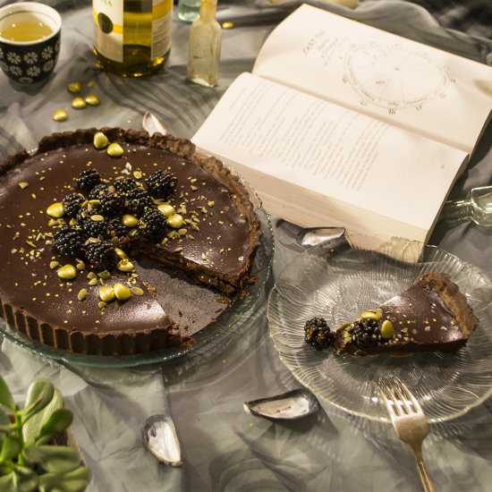 Chocolate Dulce de Leche Tart