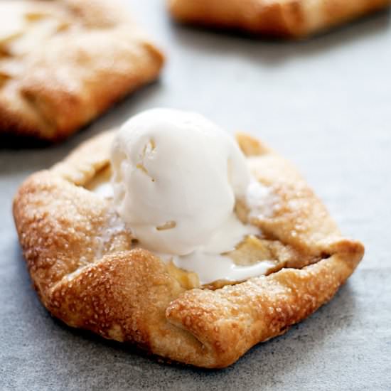 Pear and Frangipane Galettes