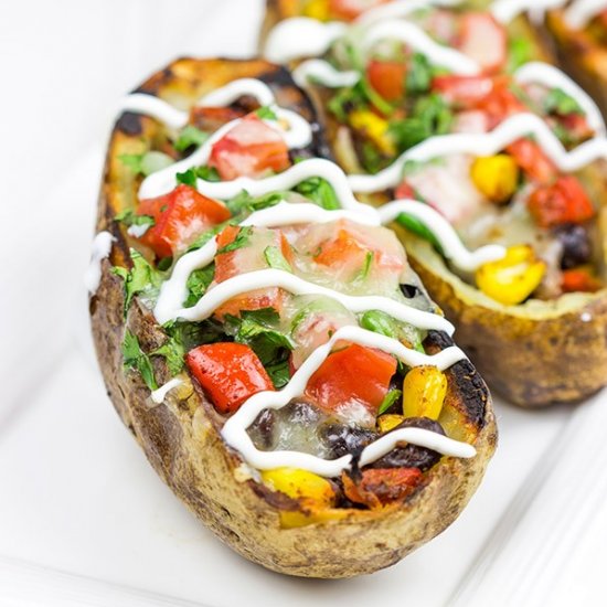 Grilled Southwestern Potato Skins