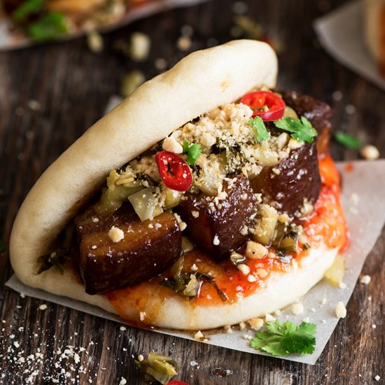 Pork Belly Mantou (Buns)