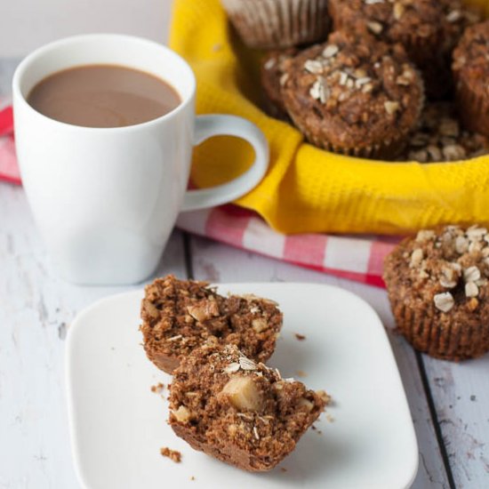 Apple Oatmeal Breakfast Muffins