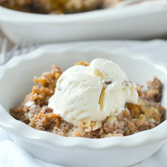 Snickerdoodle Pumpkin Cobbler