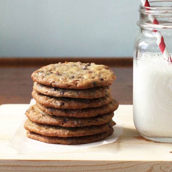 Candied Bacon Chocolate Chip Cookies