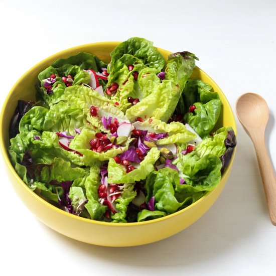 Gem Lettuce Pistachio Salad