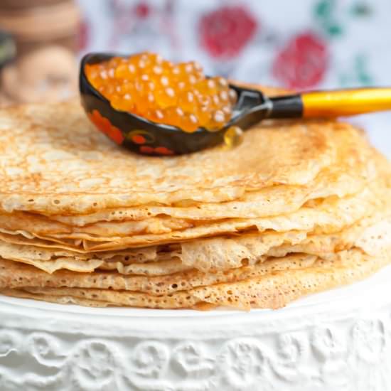 Russian Kefir Crepes