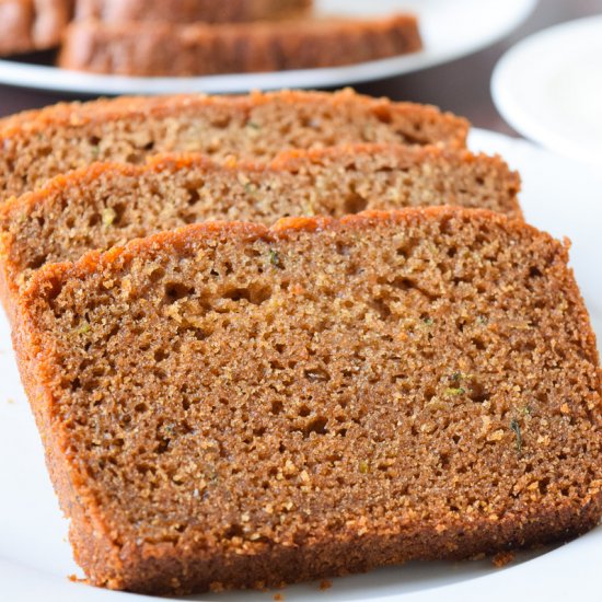 Honey-Sweetened Zucchini Bread