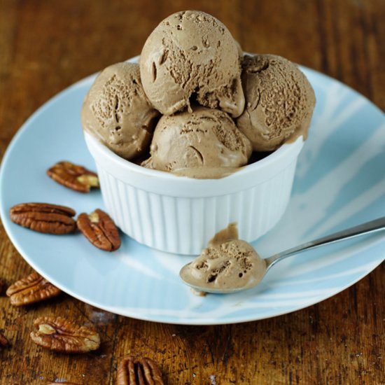 Paleo Chocolate Salted Caramel Ice Cream