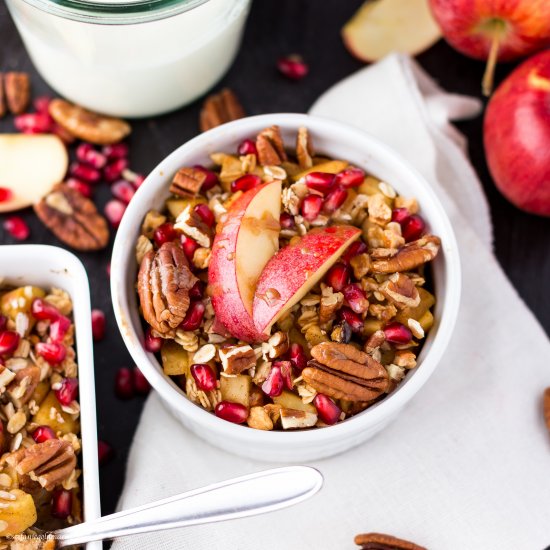 Apple Chai Baked Oatmeal