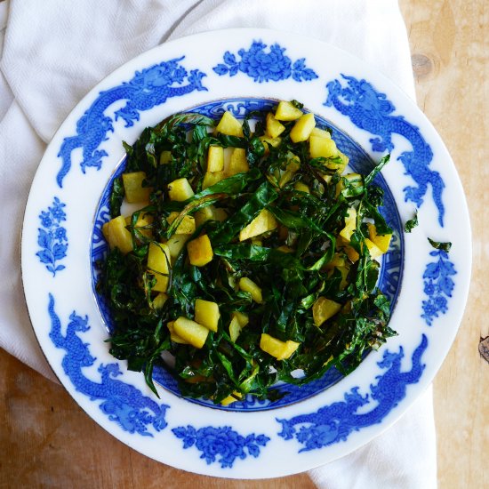 Fried Potatoes + Cavalo Nero