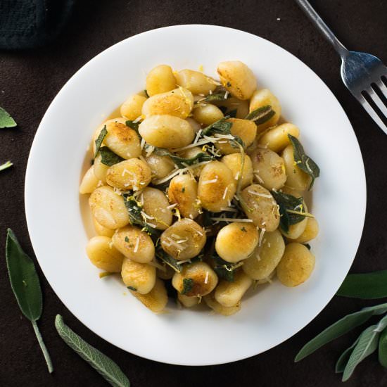 Gnocchi with Browned Butter Sage