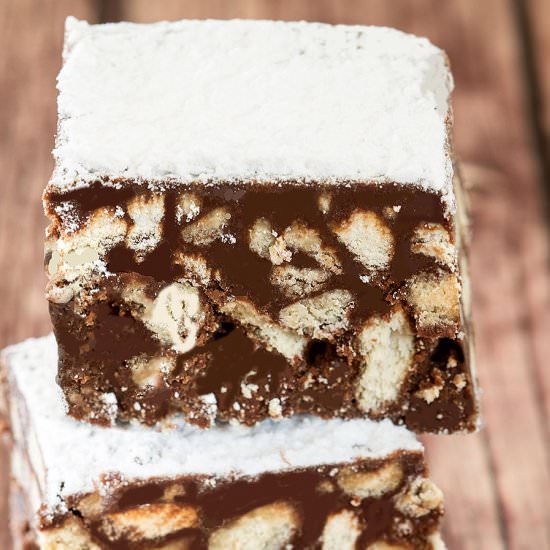 No-Bake Chocolate Cookies Cake