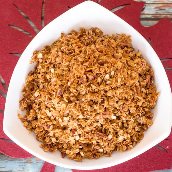 Homemade Coconut Pecan Granola