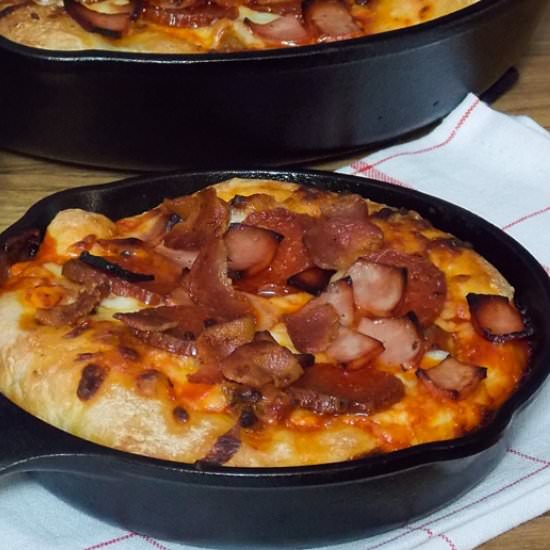 Meat Lover’s Skillet Pizza