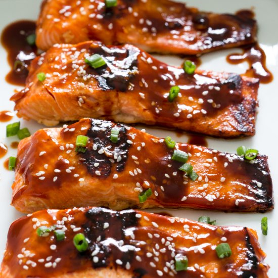 Honey Sriracha Salmon