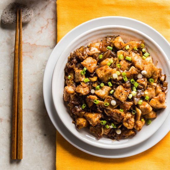 Chicken with Black Bean Sauce