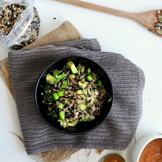 Miso Maple Wild Rice Bowl