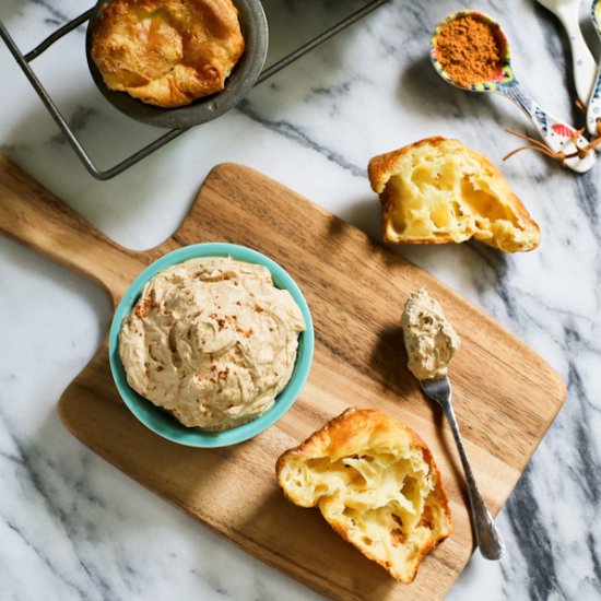 Fluffy Whipped Pumpkin Pie Spiced Butter