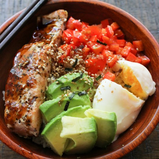 Salmon Rice Bowl