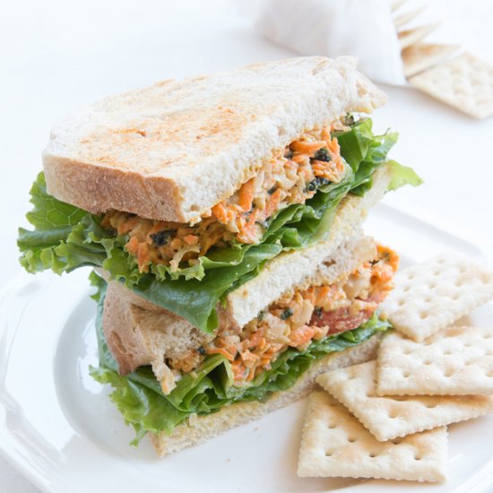 Carrot Chickpea “Tuna” Salad