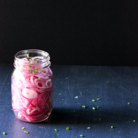 Quick Pickled Red Onions