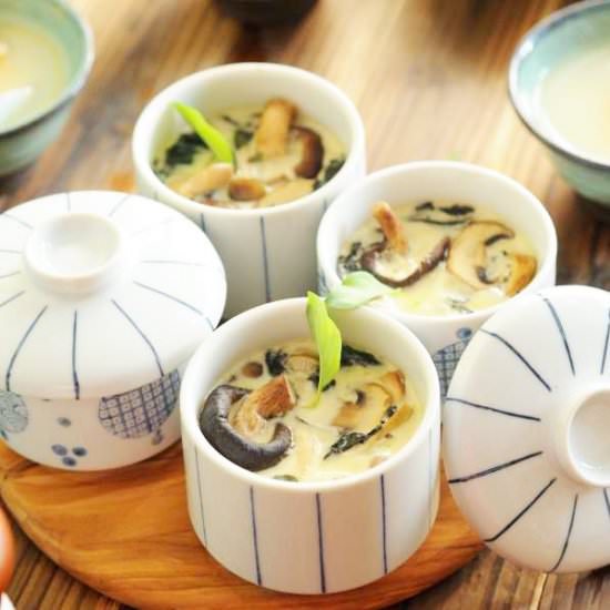 Steamed Egg with Mushroom