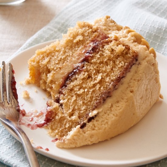 Peanut Butter & Jelly Cake