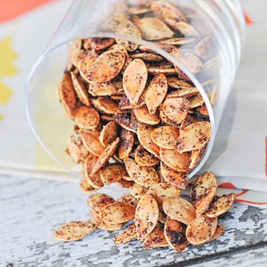 Cinnamon Sugar Roasted Pumpkin Seed