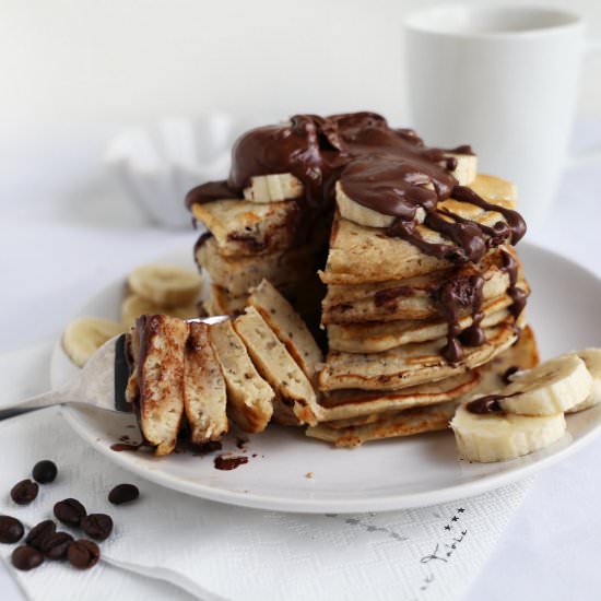 Vegan Chocolate Chip Pancakes