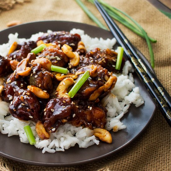 Spicy Cashew Chicken