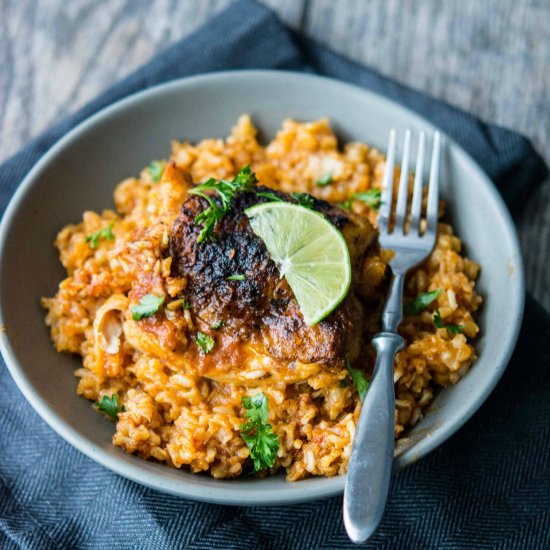 Crockpot Southwest Chicken and Rice