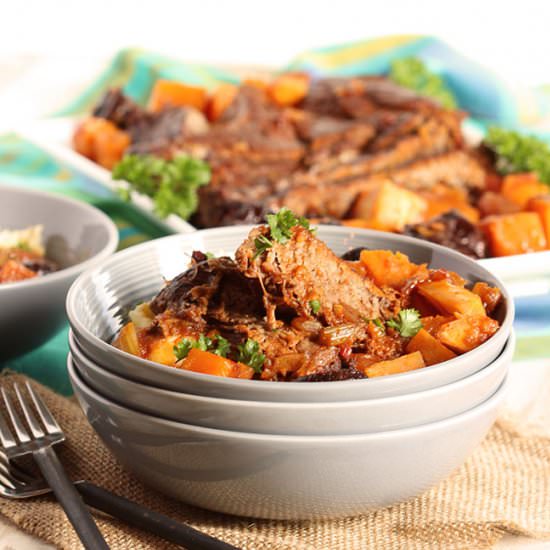 Pot Roast with Butternut Squash